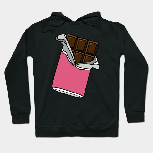 Chocolate Bar Hoodie by Kelly Louise Art